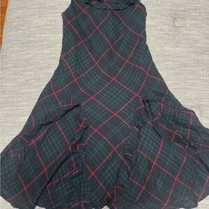 Ralph Lauren Dark Plaid Dress